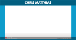 Desktop Screenshot of chrismatthias.com